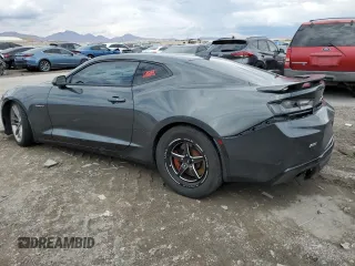 2017 Chevrolet Camaro 2SS with VIN 1G1FH1R79H0182651, listed as a Copart auction lot 56118715 with 61,167 mi miles and Salvage title. Bid and sale history available at DreamBid. Image 2.