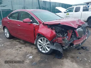 2012 Buick Verano Leather Group with VIN 1G4PS5SK0C4145312, listed as a IAAI auction lot 41743607 with 54,638 mi miles. Bid and sale history available at carsss.com. Image 1.
