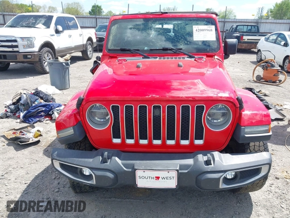 2018 Jeep Wrangler Unlimited Sahara with VIN 1C4HJXEG6JW174359, listed as a IAAI auction lot 42009968 with 79,830 mi miles and . Bid and sale history available at DreamBid. Image 6.