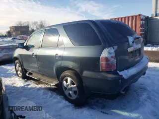 2006 Acura MDX with VIN 2HNYD18296H510025, listed as a Copart auction lot 89017045 with 160,258 mi miles and Clean Title. Bid and sale history available at carsss.com. Image 2.