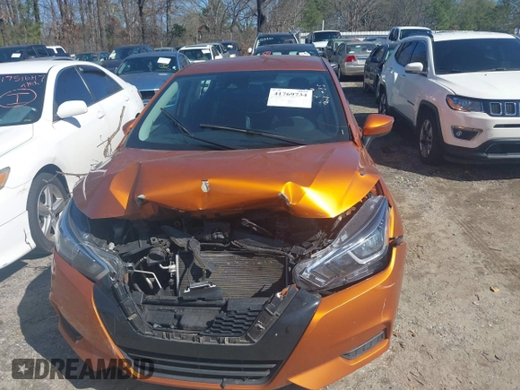 2021 Nissan Versa SV with VIN 3N1CN8EV3ML837516, listed as a IAAI auction lot 41769734 with 70,000 mi miles and . Bid and sale history available at DreamBid. Image 12.
