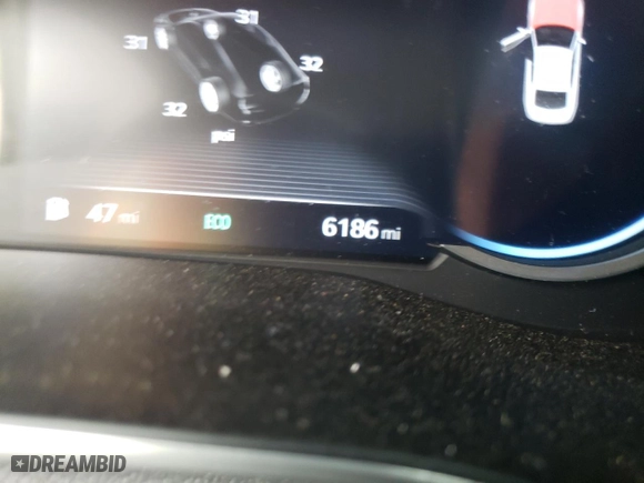 2022 Genesis G70 2.0T with VIN KMTG34TA5NU101196, listed as a Copart auction lot 51397252 with 6,186 mi miles. Bid and sale history available at carsss.com. Image 8.