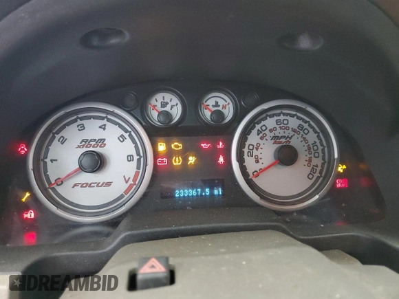 2009 Ford Focus SE with VIN 1FAHP35N39W235044, listed as a Copart auction lot 52953995 with 233,367 mi miles and Salvage Title. Bid and sale history available at carsss.com. Image 9.