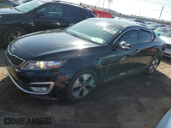 2013 Kia Optima Hybrid EX with VIN KNAGM4AD4D5054421, listed as a Copart auction lot 50776945 with 137,452 mi miles and Salvage Title. Bid and sale history available at carsss.com. Image 1.