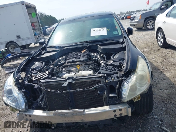 2013 Infiniti G37 x with VIN JN1CV6AR3DM752260, listed as a IAAI auction lot 41780566 with 108,985 mi miles and . Bid and sale history available at carsss.com. Image 13.