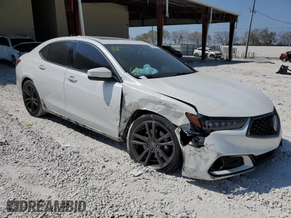 2019 Acura TLX w/A-Spec Pkg with VIN 19UUB1F61KA003243, listed as a Copart auction lot 43837293 with 78,383 mi miles. Bid and sale history available at carsss.com. Image 4.