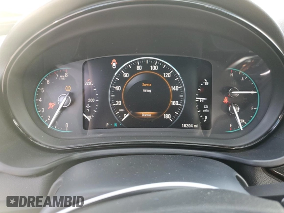 2015 Buick Regal GS with VIN 2G4GT5GX5F9227748, listed as a Copart auction lot 75596174 with 18,204 mi miles and Salvage Title. Bid and sale history available at DreamBid. Image 9.