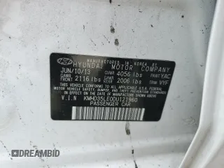 2013 Hyundai Elantra GT with VIN KMHD35LE0DU121960, listed as a Copart auction lot 71340194 with 148,280 mi miles and Salvage Title. Bid and sale history available at carsss.com. Image 12.