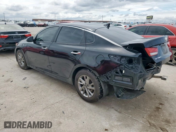 2019 Kia Optima LX with VIN 5XXGT4L3XKG307325, listed as a Copart auction lot 51004105 with 141,259 mi miles and Salvage Title. Bid and sale history available at DreamBid. Image 2.