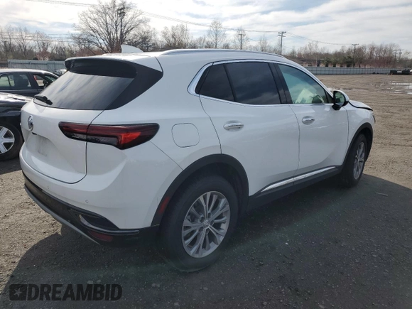 2022 Buick Envision Preferred with VIN LRBAZLR44ND165226, listed as a Copart auction lot 53031645 with 41,562 mi miles and Salvage Title. Bid and sale history available at carsss.com. Image 3.