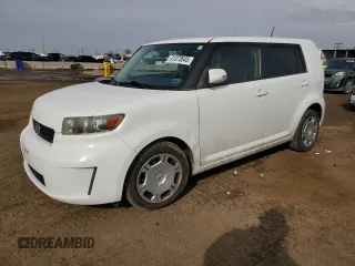2008 Scion xB with VIN JTLKE50E581047215, listed as a Copart auction lot 51373645 with 76,415 mi miles and Salvage Title. Bid and sale history available at carsss.com. Image 1.