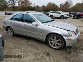2004 Mercedes-Benz C 230 Kompressor with VIN WDBRF40J14A548030, listed as a Copart auction lot 80555724 with Not Provided miles and Salvage Title. Bid and sale history available at DreamBid. Image 4.