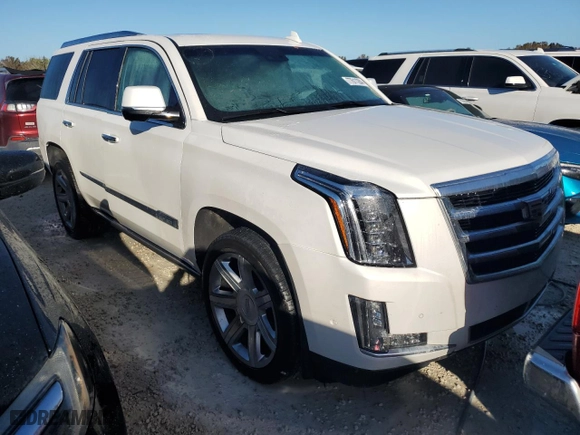 2018 Cadillac Escalade Premium Luxury with VIN 1GYS3CKJ1JR267159, listed as a Copart auction lot 77611284 with 0 mi miles and Salvage Title. Bid and sale history available at carsss.com. Image 4.
