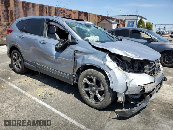 2018 Honda CR-V EX with VIN 5J6RW1H5XJA004610, listed as a Copart auction lot 52085295 with 133,017 mi miles and Salvage Title. Bid and sale history available at carsss.com. Image 4.