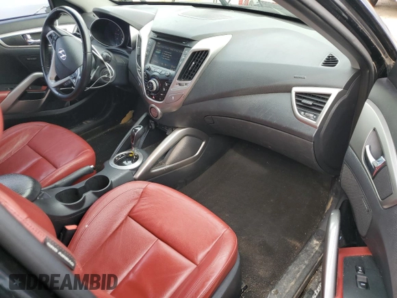 2014 Hyundai Veloster RE:FLEX with VIN KMHTC6AD3EU214291, listed as a Copart auction lot 54529665 with 102,879 mi miles and Clean title. Bid and sale history available at DreamBid. Image 8.