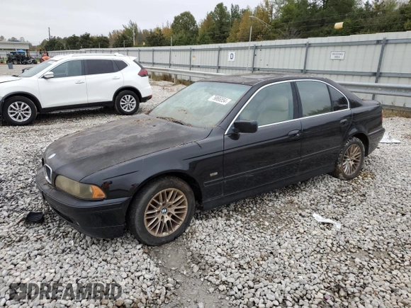2001 BMW 5 Series 530iA with VIN WBADT63491CF12012, listed as a Copart auction lot 79866554 with 0 mi miles and Clean Title. Bid and sale history available at carsss.com. Image 1.