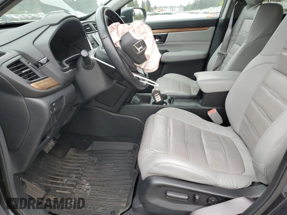 2018 Honda CR-V Touring with VIN 7FARW2H90JE055060, listed as a Copart auction lot 54882545 with 56,395 mi miles and Salvage Title. Bid and sale history available at carsss.com. Image 7.
