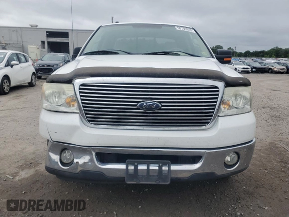 2007 Ford F-150 XL with VIN 1FTPX12V97NA56296, listed as a Copart auction lot 58709345 with 172,989 mi miles and Salvage title. Bid and sale history available at DreamBid. Image 5.