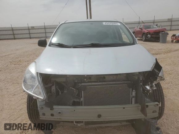 2014 Nissan Versa SV with VIN 3N1CN7AP7EL839255, listed as a Copart auction lot 49420085 with 40,790 mi miles and Salvage Title. Bid and sale history available at carsss.com. Image 5.