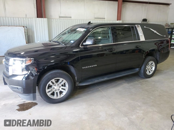 2018 Chevrolet Suburban LS z VIN 1GNSCGEC3JR140303, wystawiony jako Copart lot #69944234 z przebiegiem 48 541 mil mil oraz Szkoda całkowita • Salvage title. Historia ofert i sprzedaży dostępna na DreamBid. Obrazek 1.