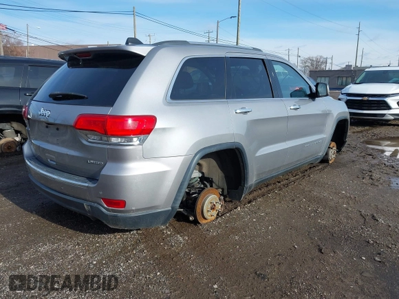 2016 Jeep Grand Cherokee Limited 75th Anniversary with VIN 1C4RJFBG4GC381622, listed as a IAAI auction lot 41211897 with Not Provided miles and . Bid and sale history available at DreamBid. Image 4.