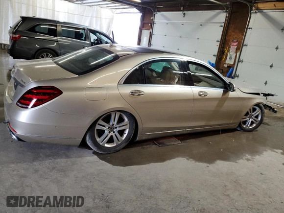 2020 Mercedes-Benz S-Class S 450 with VIN W1KUG6EB1LA585797, listed as a Copart auction lot 58983764 with 0 mi miles. Bid and sale history available at carsss.com. Image 3.