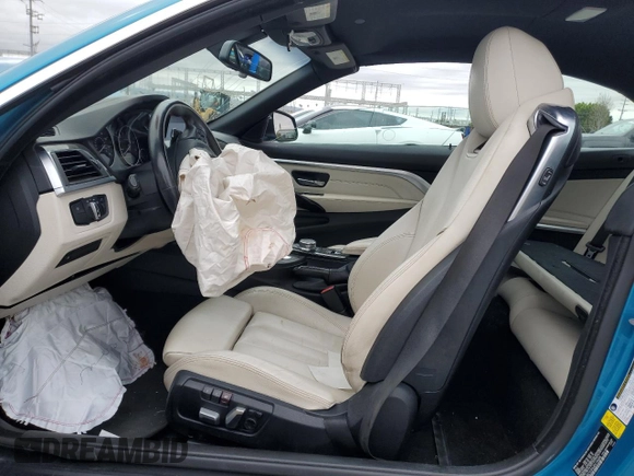 2018 BMW 4 Series 430i with VIN WBA4Z1C54JEC73435, listed as a Copart auction lot 48749835 with Not Provided miles and Salvage Title. Bid and sale history available at DreamBid. Image 7.
