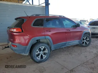 2014 Jeep Cherokee Trailhawk z VIN 1C4PJMBS3EW273505, wystawiony jako Copart lot #53921475 z przebiegiem 164 231 mil mil oraz Szkoda całkowita • Salvage title. Historia ofert i sprzedaży dostępna na DreamBid. Obrazek 3.