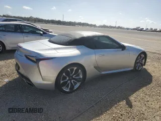 2021 Lexus LC with VIN JTHKPAAY1MA103859, listed as a Copart auction lot 75504134 with 0 mi miles and Non Repairable. Bid and sale history available at carsss.com. Image 3.