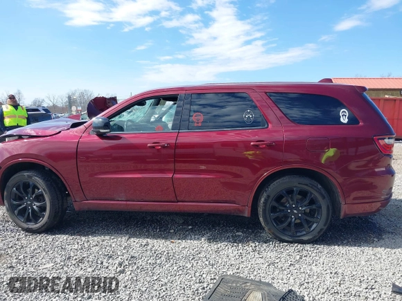 2019 Dodge Durango GT Plus with VIN 1C4RDHDGXKC743820, listed as a IAAI auction lot 41854081 with 101,122 mi miles and . Bid and sale history available at carsss.com. Image 14.