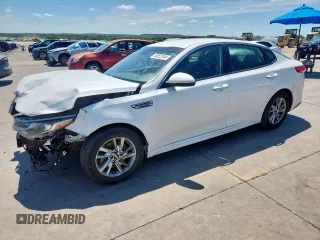 2019 Kia Optima LX with VIN 5XXGT4L37KG324244, listed as a Copart auction lot 62522845 with 157,999 mi miles and Salvage title. Bid and sale history available at DreamBid. Image 1.