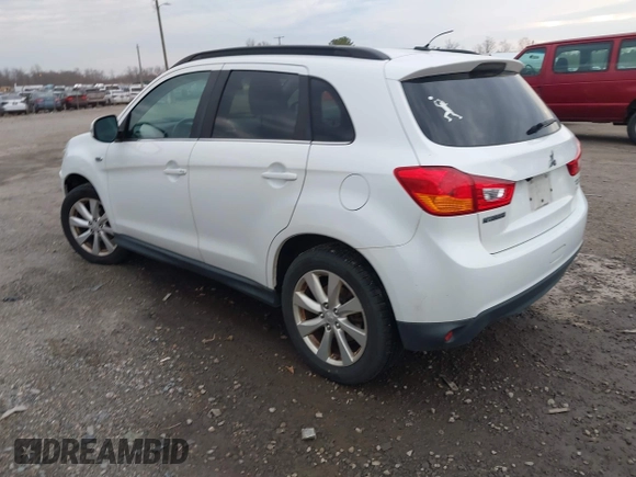2015 Mitsubishi Outlander Sport 2.4 GT with VIN 4A4AP4AW3FE041544, listed as a IAAI auction lot 41873013 with 205,280 mi miles. Bid and sale history available at carsss.com. Image 3.