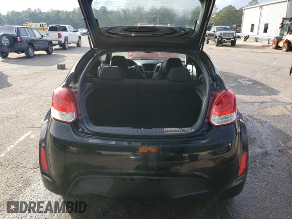 2012 Hyundai Veloster w/Red Int with VIN KMHTC6ADXCU063897, listed as a Copart auction lot 82100474 with 191,493 mi miles and Salvage title. Bid and sale history available at DreamBid. Image 6.