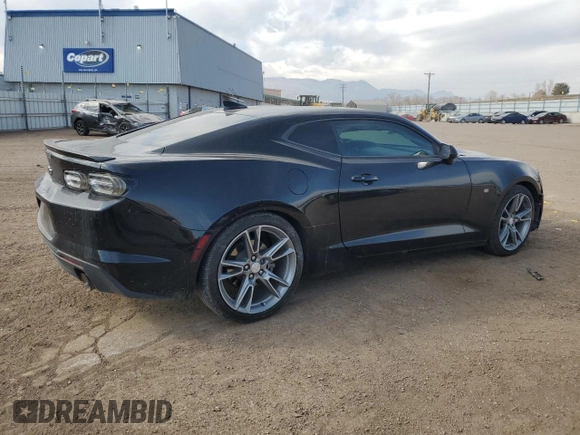 2019 Chevrolet Camaro 1LT with VIN 1G1FB1RSXK0157500, listed as a Copart auction lot 45799895 with 41,827 mi miles and Salvage Title. Bid and sale history available at carsss.com. Image 3.
