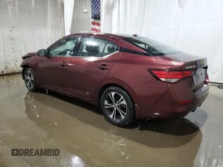 2022 Nissan Sentra SV with VIN 3N1AB8CV5NY236986, listed as a Copart auction lot 44025115 with 10,089 mi miles and Salvage Title. Bid and sale history available at carsss.com. Image 4.