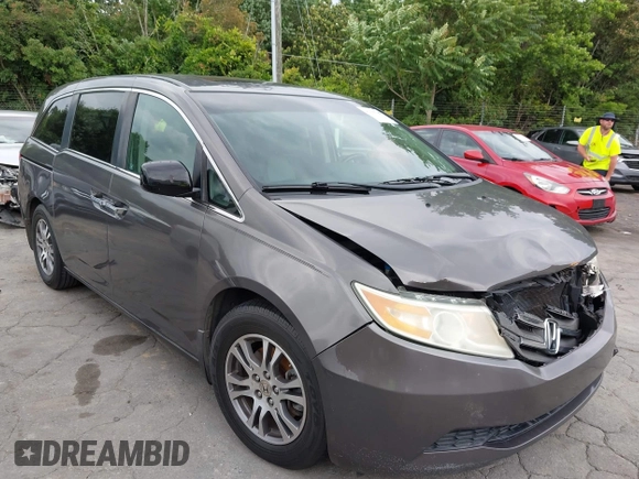 2011 Honda Odyssey EX-L с VIN 5FNRL5H61BB104540, выставлен на аукционе IAAI как лот 42395184 с пробегом 204 606 миль миль и . История ставок и продаж доступна на DreamBid. Изображение 1.
