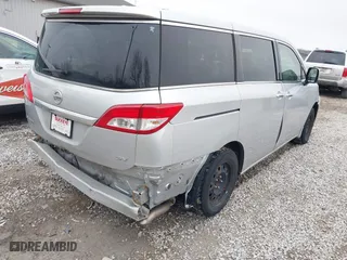 2015 Nissan Quest SV with VIN JN8AE2KP1F9129434, listed as a IAAI auction lot 42023068 with 144,318 mi miles. Bid and sale history available at carsss.com. Image 4.
