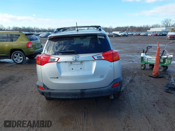2015 Toyota RAV4 LE with VIN JTMBFREV3FJ039331, listed as a IAAI auction lot 41650536 with 155,127 mi miles. Bid and sale history available at carsss.com. Image 16.