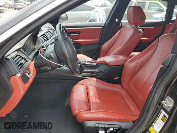 2017 BMW 4 Series 430i xDrive with VIN WBA4F9C56HG792005, listed as a Copart auction lot 59669735 with Not provided miles and Salvage title. Bid and sale history available at DreamBid. Image 7.