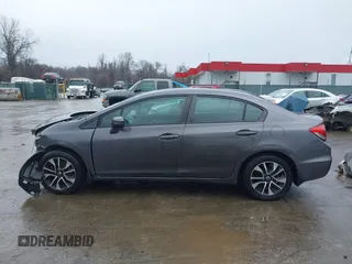 2015 Honda Civic EX with VIN 19XFB2F80FE267622, listed as a IAAI auction lot 41679465 with 140,360 mi miles. Bid and sale history available at carsss.com. Image 15.