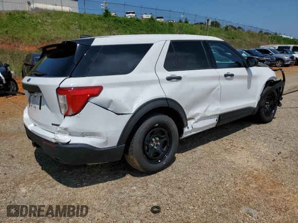 2023 Ford Explorer with VIN 1FM5K8AC8PGB98623, listed as a Copart auction lot 62146885 with 3,128 mi miles and Salvage title. Bid and sale history available at DreamBid. Image 3.