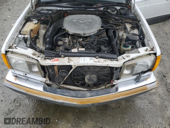1986 Mercedes-Benz 560 with VIN WDBCA39DXGA247336, listed as a Copart auction lot 49280205 with 161,054 mi miles and Clean Title. Bid and sale history available at DreamBid. Image 11.