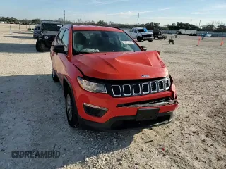2017 Jeep Compass Sport with VIN 3C4NJCAB3HT690720, listed as a Copart auction lot 88251275 with 84,292 mi miles and Salvage Title. Bid and sale history available at carsss.com. Image 11.