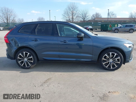 2023 Volvo XC60 Plus Dark Theme with VIN YV4L12RWXP1338603, listed as a IAAI auction lot 41675780 with 1 mi miles. Bid and sale history available at carsss.com. Image 13.