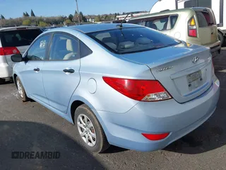 2012 Hyundai Accent GLS with VIN KMHCT4AE4CU073113, listed as a IAAI auction lot 41940314 with 161,934 mi miles. Bid and sale history available at carsss.com. Image 3.
