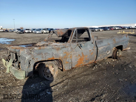 1976 GMC Sierra 1500 with VIN TKU246F703654, listed as a Copart auction lot 86068914 with Not Provided miles and Salvage Title. Bid and sale history available at DreamBid. Image 1.