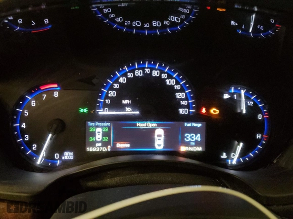 2014 Cadillac ATS Luxury AWD with VIN 1G6AH5RX8E0180168, listed as a Copart auction lot 55620675 with 169,370 mi miles and Salvage title. Bid and sale history available at DreamBid. Image 9.