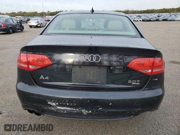2012 Audi A4 2.0T Premium Plus with VIN WAUFFAFL0CN002562, listed as a Copart auction lot 50195465 with 0 mi miles and Salvage Title. Bid and sale history available at carsss.com. Image 6.