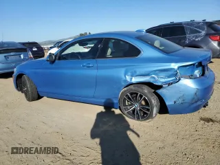 2020 BMW 2 Series 230i with VIN WBA2J1C05L7E57082, listed as a Copart auction lot 43057505 with 2,250 mi miles and Salvage Title. Bid and sale history available at carsss.com. Image 2.