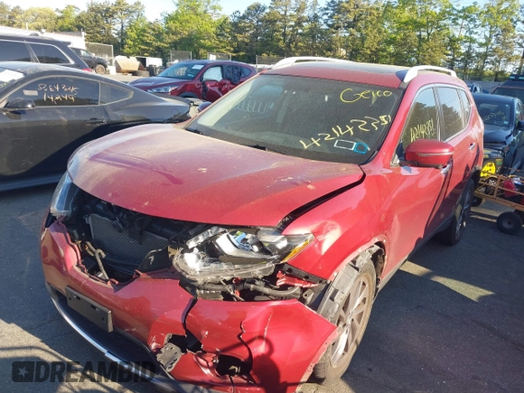 2016 Nissan Rogue SV with VIN 5N1AT2MVXGC872851, listed as a IAAI auction lot 42142351 with 117,251 mi miles and . Bid and sale history available at DreamBid. Image 18.